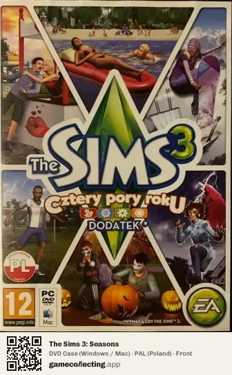 The Sims 3: Seasons Computer, Poland box front