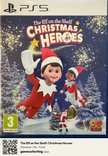 The Elf on the Shelf: Christmas Heroes PlayStation 5, PAL box front