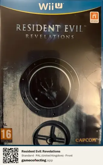 Resident Evil: Revelations Nintendo Wii U, United Kingdom box front