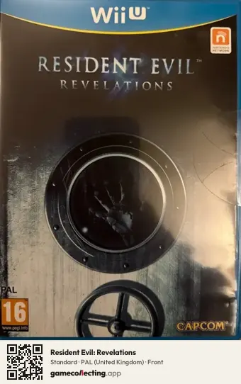 Resident Evil: Revelations Nintendo Wii U, United Kingdom box front