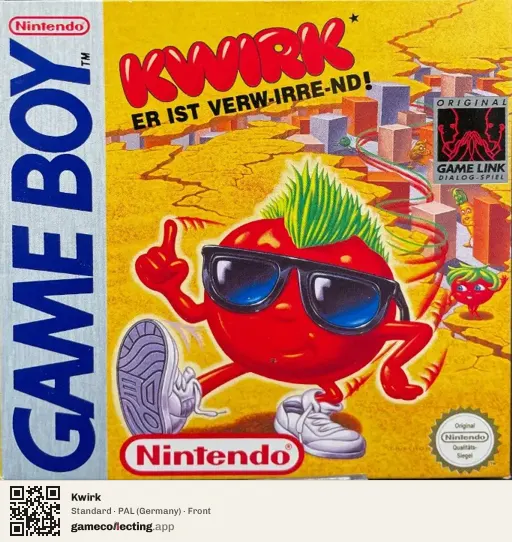 Kwirk Game Boy, Germany box front