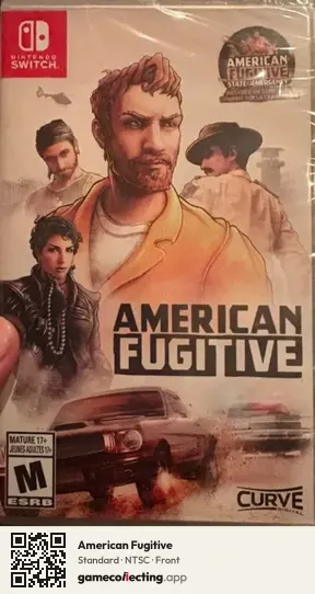 American Fugitive Nintendo Switch, NTSC box front