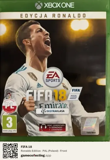 FIFA 18 Xbox One, Poland box front