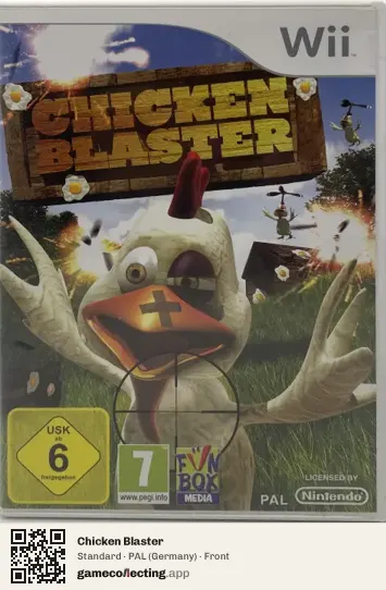 Chicken Blaster Nintendo Wii, Germany box front