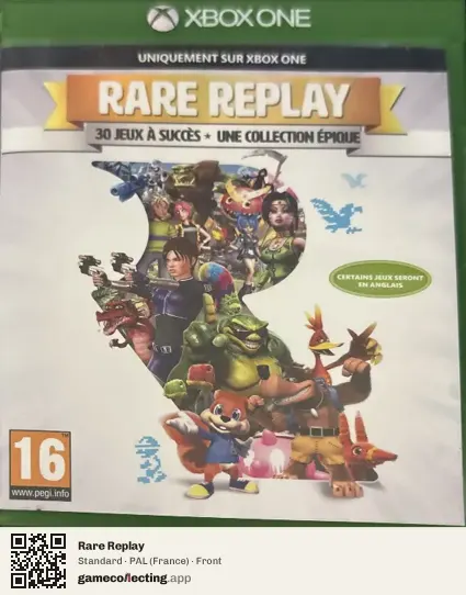 Rare Replay Xbox One, France box front