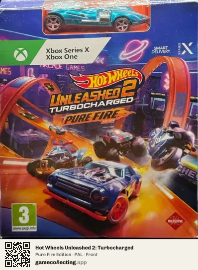 Hot Wheels Unleashed 2: Turbocharged Xbox Series X, PAL box front