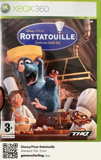 Disney/Pixar Ratatouille Xbox 360, PAL box front