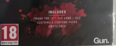 Friday the 13th: The Game, the PEGI square on its front