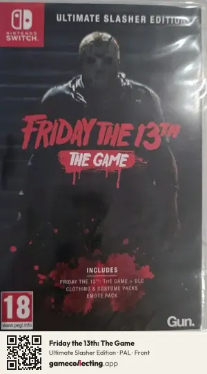 Friday the 13th: The Game Nintendo Switch, PAL box front