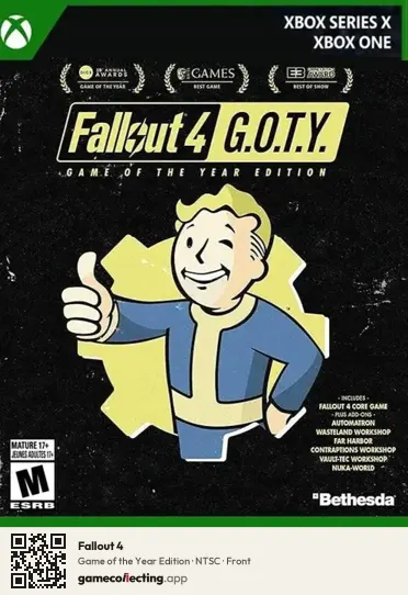 Fallout 4 Xbox Series X, NTSC box front