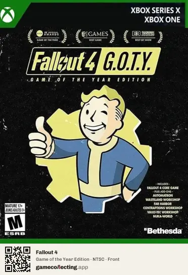 Fallout 4 Xbox Series X, NTSC box front