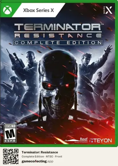 Terminator: Resistance Xbox Series X, NTSC box front