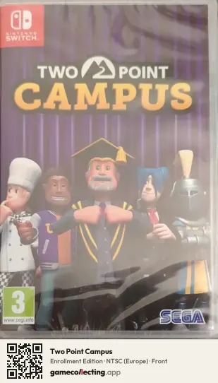 Two Point Campus Nintendo Switch, Europe box front
