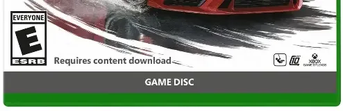 Forza Horizon 6, the ESRB box on its front