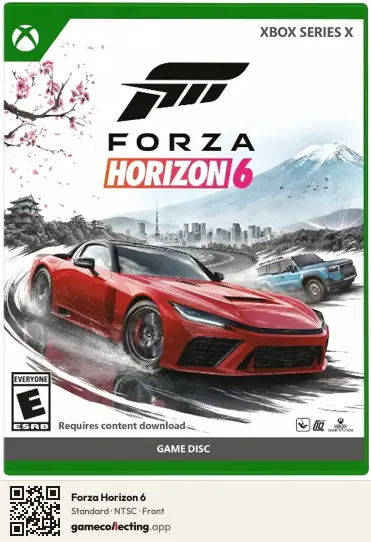 Forza Horizon 6 Xbox Series X, NTSC box front