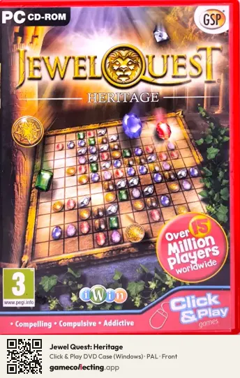 Jewel Quest: Heritage Computer, PAL box front