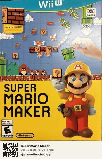 Super Mario Maker Nintendo Wii U, NTSC box front