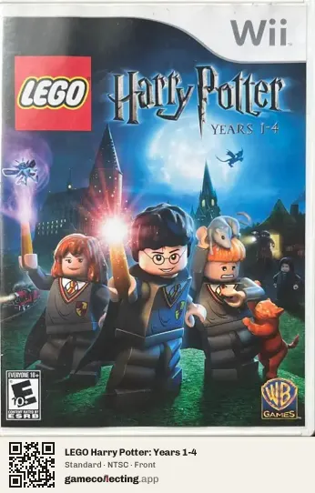 LEGO Harry Potter: Years 1-4 Nintendo Wii, NTSC box front