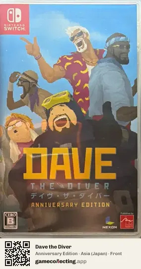 Dave the Diver Nintendo Switch, Japan box front