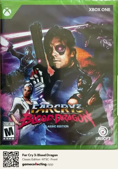 Far Cry 3: Blood Dragon Xbox One, NTSC box front