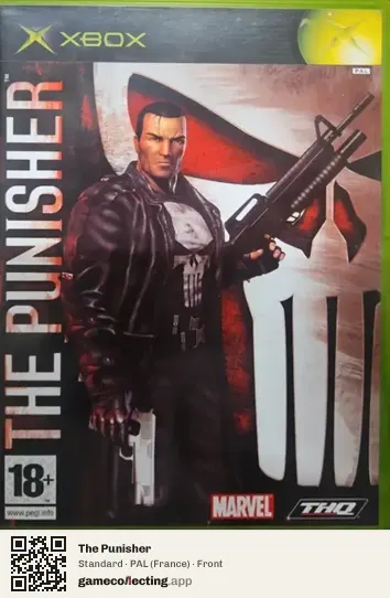 The Punisher Xbox, France box front