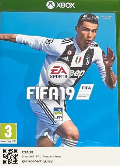 FIFA 19 Xbox One, France box front