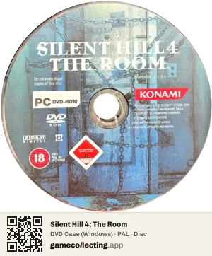 Silent Hill 4: The Room Computer, PAL disc