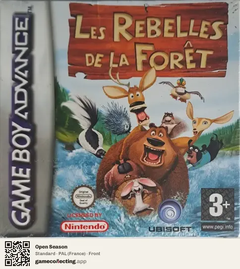 Open Season Game Boy Advance, France box front