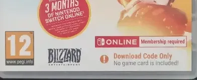 Overwatch, the PEGI square on its front