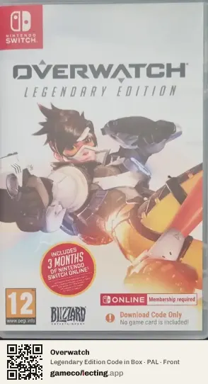 Overwatch Nintendo Switch, PAL box front