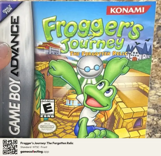 Frogger's Journey: The Forgotten Relic Game Boy Advance, NTSC box front