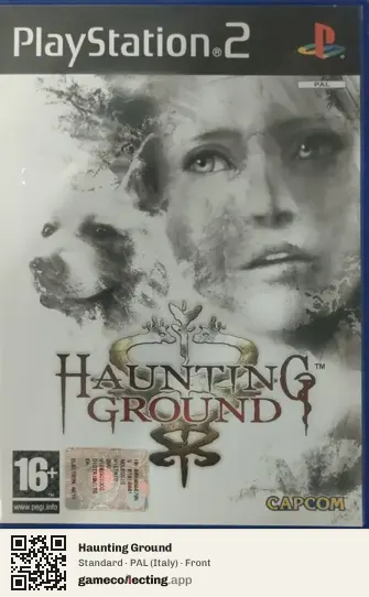 Haunting Ground PlayStation 2, Italy box front