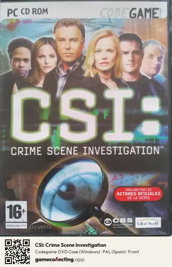 CSI: Crime Scene Investigation Computer, Spain box front