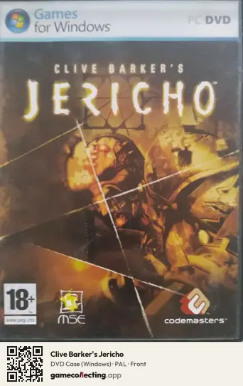 Clive Barker's Jericho Computer, PAL box front