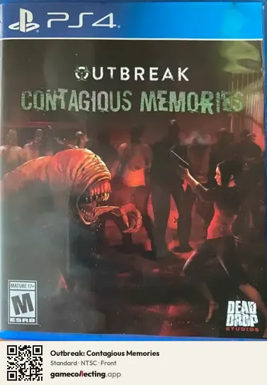 Outbreak: Contagious Memories PlayStation 4, NTSC box front