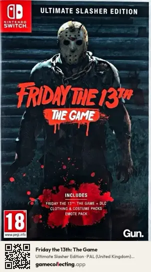 Friday the 13th: The Game Nintendo Switch, United Kingdom box front