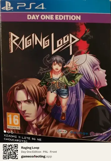 Raging Loop PlayStation 4, PAL box front