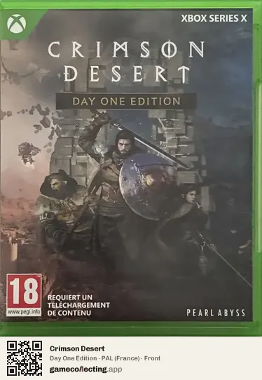 Crimson Desert Xbox Series X, France box front