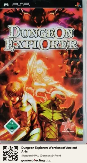 Dungeon Explorer: Warriors of Ancient Arts PlayStation Portable, Germany box front