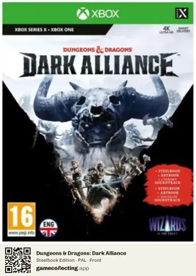 Dungeons & Dragons: Dark Alliance Xbox One, PAL box front