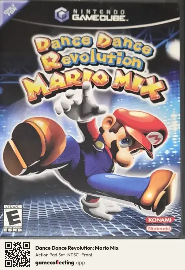 Dance Dance Revolution: Mario Mix Nintendo GameCube, NTSC box front