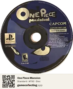 One Piece Mansion PlayStation, NTSC disc