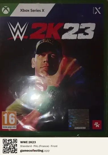 WWE 2K23 Xbox Series X, France box front
