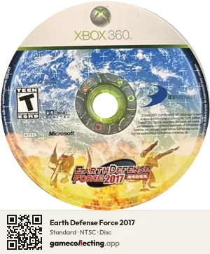 Earth Defense Force 2017 Xbox 360, NTSC disc