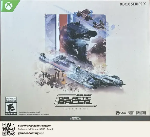 Star Wars: Galactic Racer Xbox Series X, NTSC box front