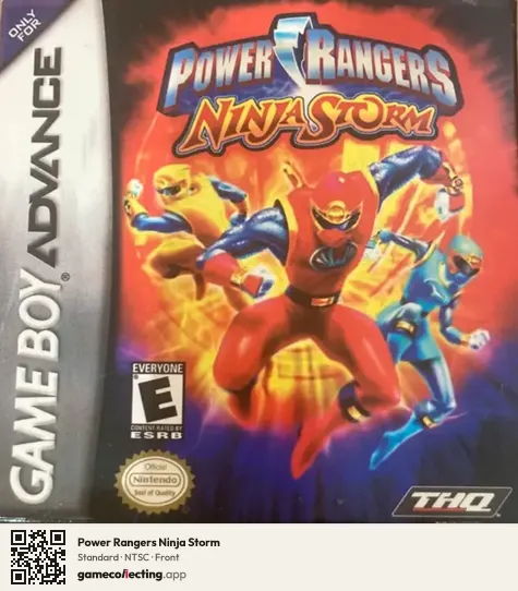 Power Rangers Ninja Storm Game Boy Advance, NTSC box front