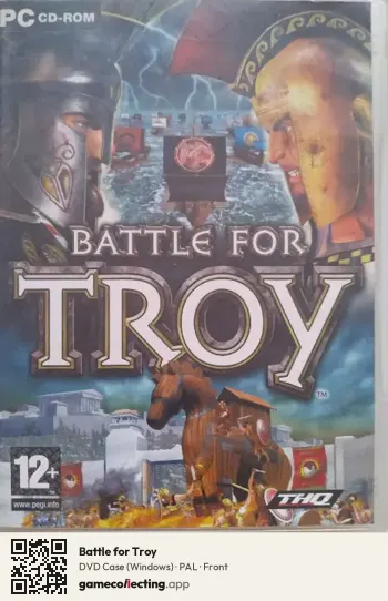 Battle for Troy Computer, PAL box front