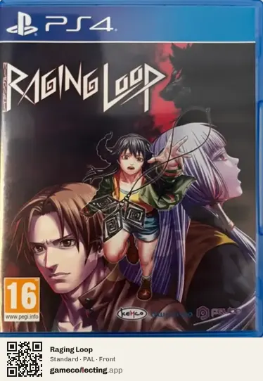 Raging Loop PlayStation 4, PAL box front