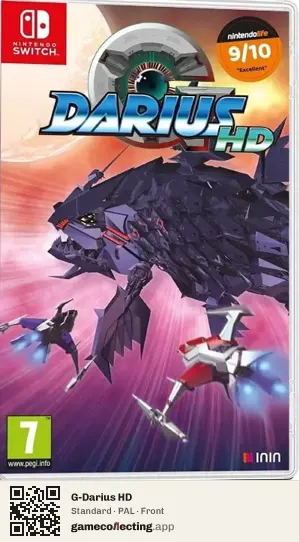 G-Darius HD Nintendo Switch, PAL box front