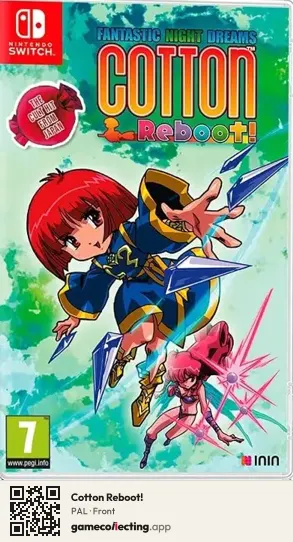 Cotton Reboot! Nintendo Switch, PAL box front